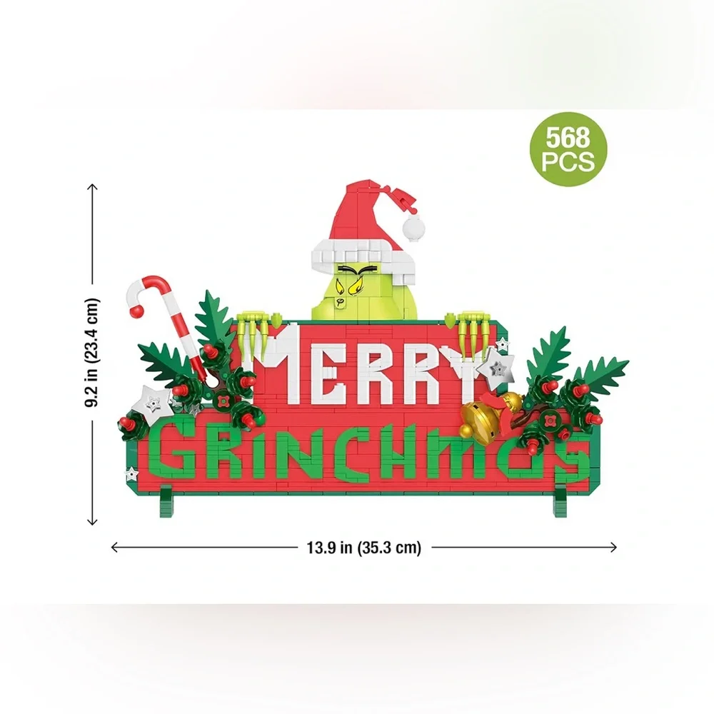 Brick Craft The Grinch 'Merry Grinchmas' Holiday Building Set -